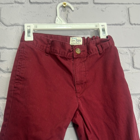 NWOT Place Deep Red Trousers size 8 - Picture 5 of 6